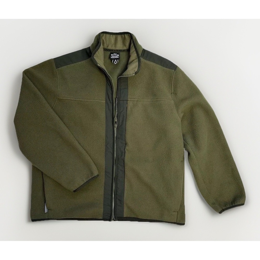 Under Armour UA Microfleece Maxx Jacket Green Full Zip / Women's Small